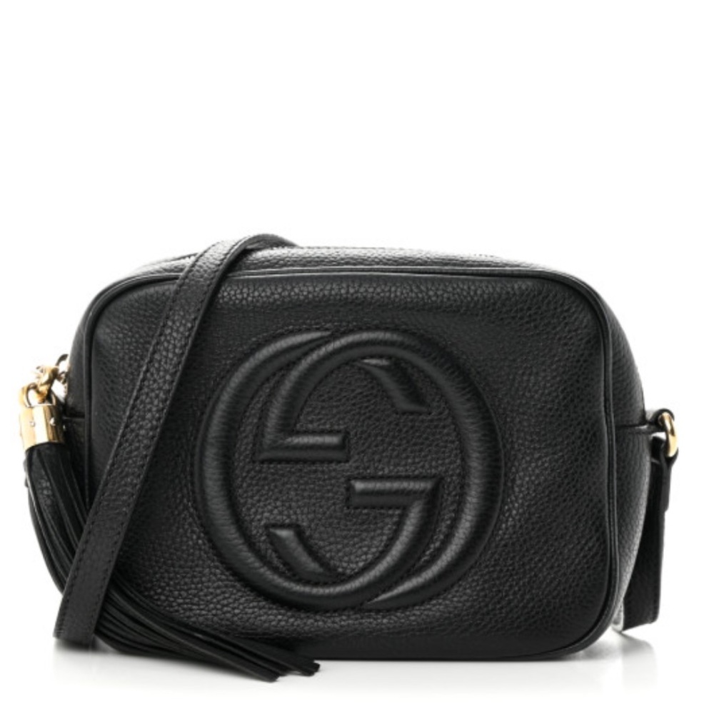 Authentic Gucci Soho Disco Bag Black Pebbled - Picture 4 of 17